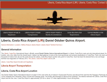Tablet Screenshot of liberiacostaricaairport.net